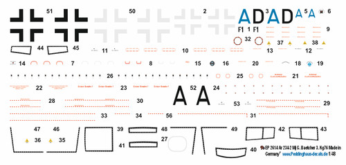 Peddinghaus decals ep2614 - peddinghaus-decals, 1/48