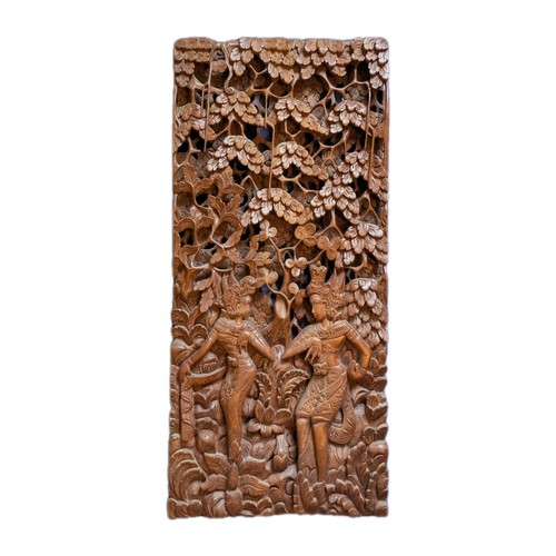 Großes holzrelief handarbeit - großes,