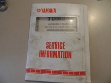 Yamaha TDM 850 1991-1993 Werkstatthandbuch Daten Heft Schaltplan