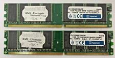 HYPERAM 2GB (2x1GB)DDR1 HYU1326481GBOE PC3200 184Pin 64x8  DIMM #R2516