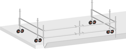 Layher flachdach seitenschutz - flachdach,