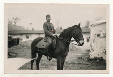 Foto - Soldat zu Pferd - 2.WK