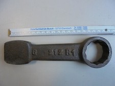 Antiker Schlag Ringschlüssel 41mm Vielzahn Schlagschlüssel Vintage, Militaria 