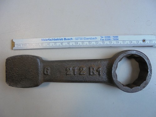 Antiker schlag ringschlüssel - antiker,
