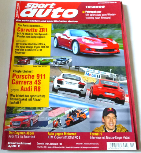 Sport auto 2008 corvette - auto, 10/2008