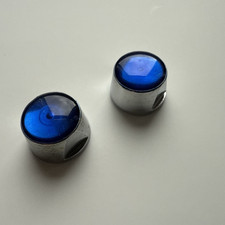 2x Cobalto Gemme Muttern f. Campagnolo Super C-Rekord Bremsen vintage retro