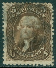 EDW1949SELL: USA 1863 Scott #