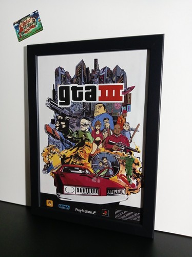 Rare gta iii ps2 - gta, werbeblatt