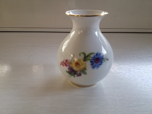 Fürstenberg vase bunte blume - fürstenberg,