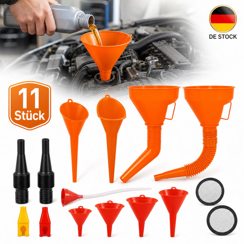 Stück einfülltrichter set - 11,