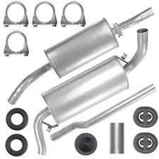 set Auspuffanlage Auspuff für Audi 80 B3 1.4 1.6 1.8 2.0 1.6 1.9 D TD