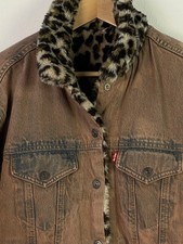 Levis Damen Jacke Gr XL Farbe braun Original Vintage 90er