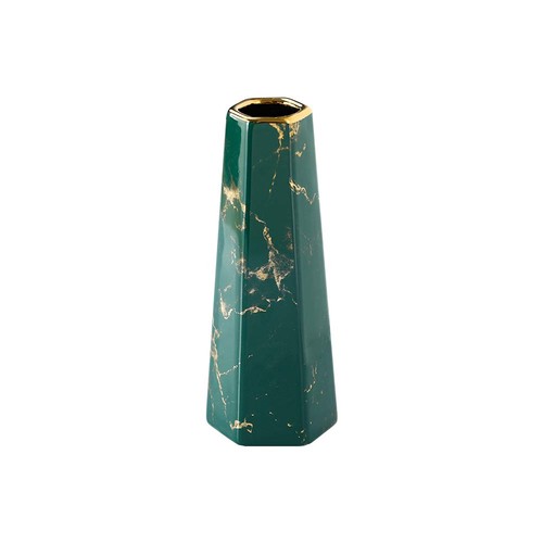 Grün gold marmor vase - 20,