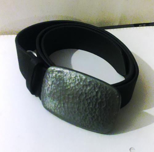 Leder gürtel schwarz unisex - gürtel,