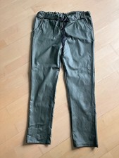 Hose leicht glänzend khaki