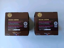 2x Yves Rocher Riche Creme Antifalten Intensivpflege Tag und Nacht je 75ml 