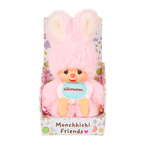Monchhichi girl in pink - monchhichi,