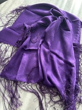 Trachtentuch violett, 100%