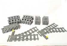 Lego City Eisenbahn Schienen Gerade, Kurven, Weichen, Flexible 56 Stück