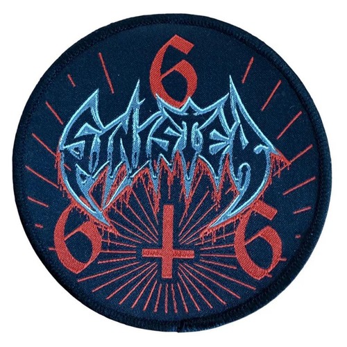 Sinister patch rund 666 - sinister, ·
