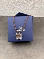 Swarovski Kette Schmetterling mit Stoffband
