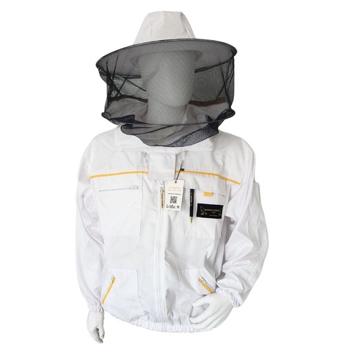 Imkerjacke premium weiß - premium, mit