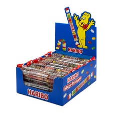 HARIBO Mega-Roulette Fruchtgummi Box mit 45g x 40 Rollen