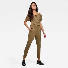 G-Star Damen Jumpsuit Cocaux R Suit Smoke Olive Womens Carbid Braun Größe