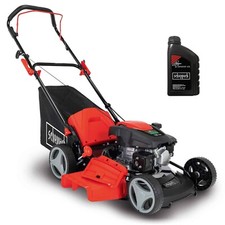 Scheppach Benzin Rasenmäher MP150-46 Mulchmäher | 46cm Schnittbreite | 3,5PS +Öl