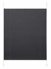 Klemmfix Plissee Piva Easyfix Licht & Sichtschutz Klemmrollo anthrazit Crush 