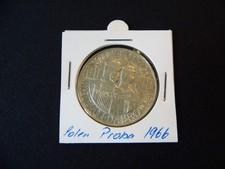 PROBA ! 100 Zloty Polen 1966 900er Silber Münze / Sto Zlotych Probe Prägung