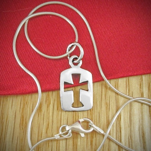 Kleiner kreuz anhänger dog - kleiner,