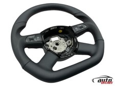 Tuning Lenkrad Lederlenkrad MuFu Schaltwippen AUDi A4 B7 8E A6 C6 4F ABGEFLACHT