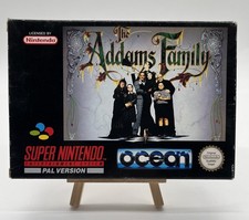 The Addams Family Super Nintendo PAL Version Ocean OVP  Anleitung Inlay