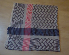 XXL-Umschlagtuch/ Stola*Schal*blau-rot-creme-weiß-usw*140x140 cm