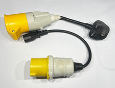 110v Pat Testkabel Set. 13A bis 110V 16A, 16A 110V Stecker - C13 IEC Seaward Megger