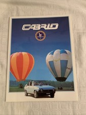 Prospekt Bertone Cabrio Ritmo