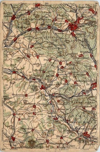 Suhl landkarte map 244848 - suhl,