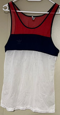 Oldschool Vintage Treefoil Adidas Singlet Tanktop Laufshirt M Mesh West-Germany