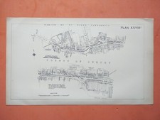 1898 Antike Karte von Peckham