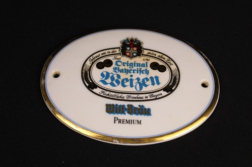 Zapfhahnschild will bräu - zapfhahnschild, will-bräu