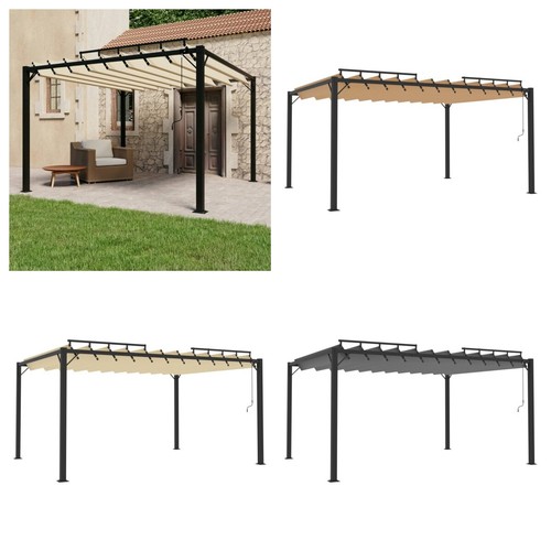 Pergola mit lamellendach stoff - pergola,