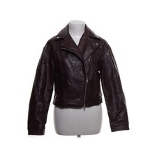 Zara, Bikerjacke, Damen, Größe: XS, Braun, Baumwolle/Polyester/Polyurethan #XnB