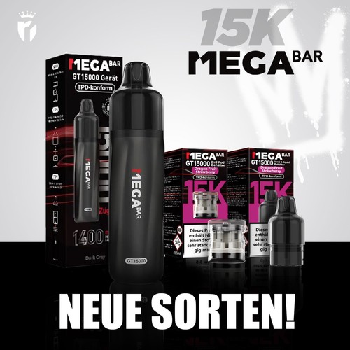 Megabar 15000 zigarette - gt,