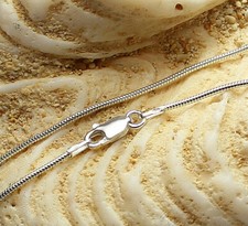 Schlangen Kette Silber 925 / 1,2 mm / 38 bis 70 cm / Topqualität