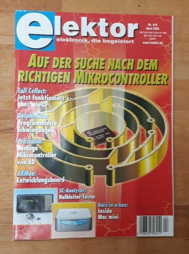 Elektor elektronikzeitschrift - elektor,
