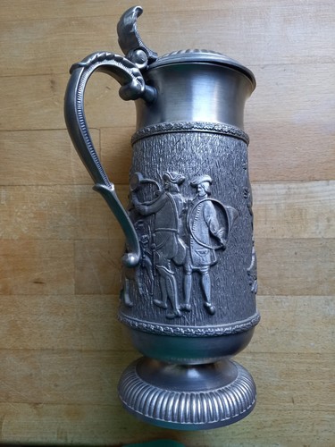 Zinnkanne schankkanne mit - schankkanne,