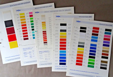 5x Folienfarbkarten für Schneideplotter für den Werbetechniker