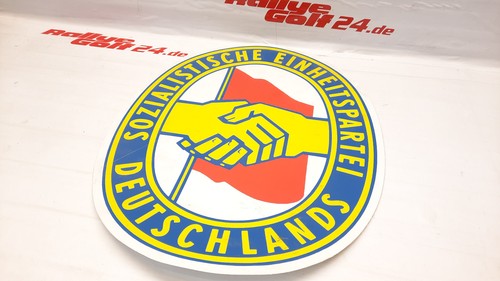 Schild werbeschild ddr sed - schild,