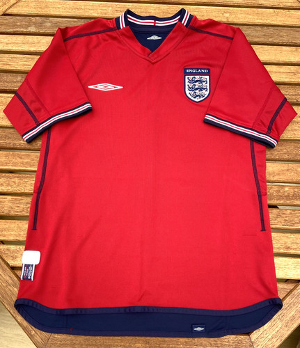 England trikot 2002 rot - england,